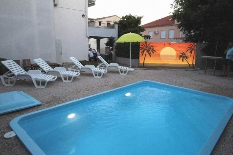 Blue Water Novalja Apartments מראה חיצוני תמונה